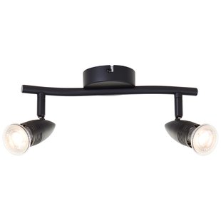 Baseline Opbouwspot Milano - Zwart - 2xgu10