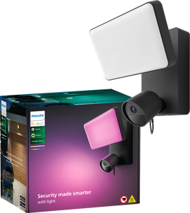 Philips Hue Secure Floodlight camera - zwart