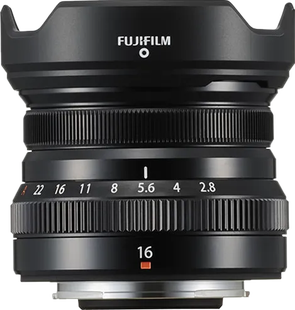 Fujifilm XF 16mm f/2.8 R Zwart