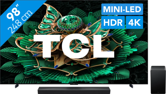 TCL 98 QD Mini-led C71K 4K (2025) + TCL Q65H