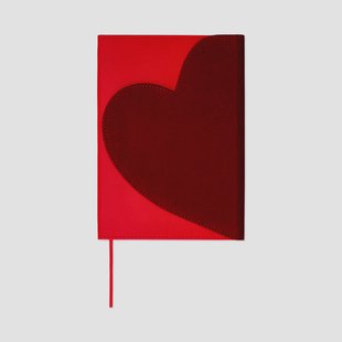 Hart notitieboekje met magnetische sluiting