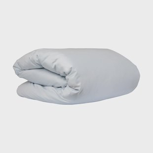 Mille Notti Satina Dekbedovertrek Lichtblauw, 220x220 cm