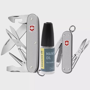 Victorinox Pioneer X Zwitsers zakmes met Victorinox Classic en Onderhoudsolie