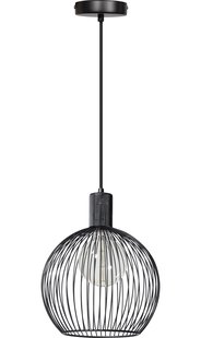 ETH Wire - hanglamp - Ø 30 x 155 cm - zwart