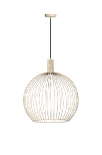 ETH Wire Sand - hanglamp - Ø 50 x 170 cm - zand