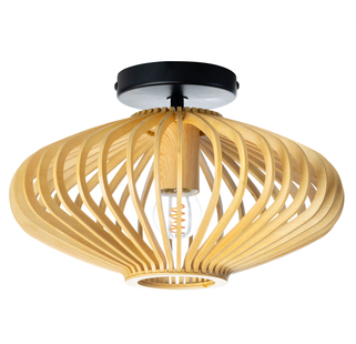 ETH Tess - plafondlamp - Ø 30 x 15 cm - lichtbruin