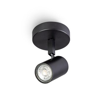 ETH The Common - opbouwspot 1L - Ø 10 x 13 cm - zwart