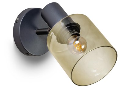 ETH Sledge Glass - wandlamp - Ø 30 x 21 cm - groen