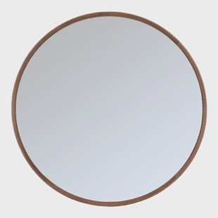 LABEL51 Ronde Spiegel 'Oliva' Walnoot Eiken, 90cm