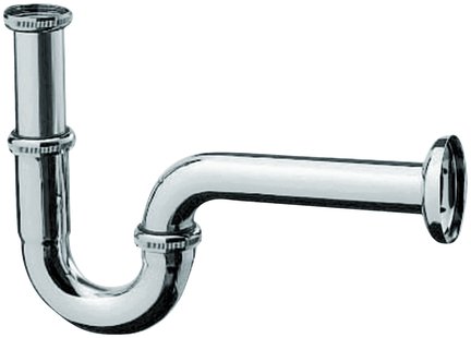 Hansgrohe buissifon 5/4met muurbuis, chroom