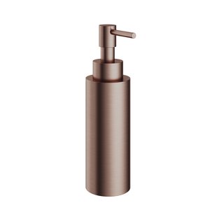 Hotbath &MORE Zeepdispenser Vrijstaand BCP Geborsteld Koper PVD (BAA10BCP)