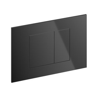 Hotbath &MORE Bedieningspaneel geschikt voor Geberit U Gepolijst Zwart PVD (BAS320PBP)