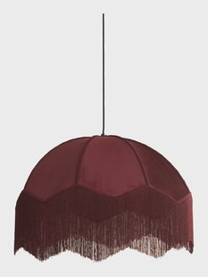 Light & Living Hanglamp 'Malacia' Velvet, 50cm, kleur Bordeaux