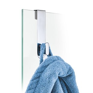 Blomus Areo Haak - voor glazen douchewand - polished 68915