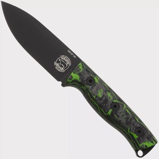 White River Ursus Cub Custom Shop Limited 2025, Cerakote MagnaCut, Green G10 Carbonfiber Marbled, bushcraftmes, Kydex schede met firesteel
