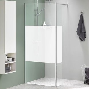 Sealskin - Inloopdouche + Korte Zijwand Mix & Match 88+30 X 200cm - Geborsteld Staal Profiel - 8 Mm Helder Glas