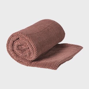 Plaid blokjes - roze - 130x160 cm