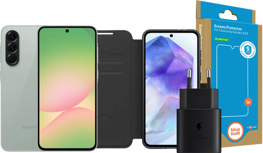 Samsung Galaxy A56 128GB Groen 5G + Compleet Accessoirepakket