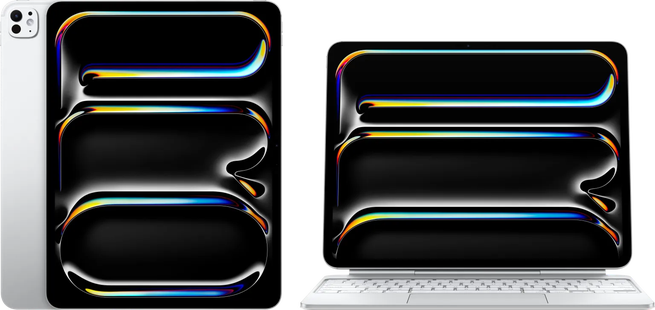 Apple iPad Pro (2024) Nano 13 inch 1TB Wifi Zilver + Apple Magic Keyboard QWERTY