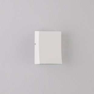 Nova Luce Boxy - buiten wandverlichting - 6,5 x 9 x 3,8 cm -  3W LED incl. - IP65 - zandwit