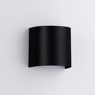 Nova Luce York - buiten wandverlichting - 11 x 11 x 8,5 cm - IP65 - zandzwart