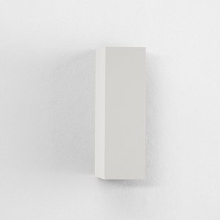 Nova Luce Orion - buiten wandverlichting - 8 x 16 x 4,5 cm -  4W LED incl. - IP54 - zandwit