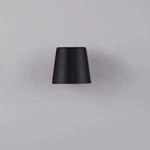 Nova Luce Ovi - buiten wandverlichting - Ø 10 x 9 x 11 cm - IP54 - zandzwart