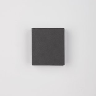 Nova Luce Zaro - buiten wandverlichting - 9 x 10,2 x 5,5 cm - 10W LED incl. - IP65 - donker antraciet