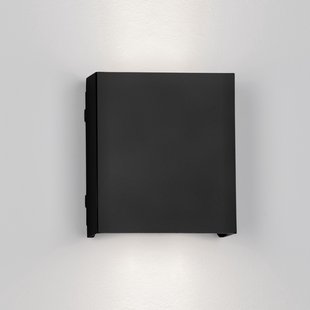 Nova Luce Elio - buiten wandverlichting - 11,4 x 13 x 6,2 cm -  12W LED incl. - IP65 - donker antraciet