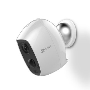 Ezviz Beveiligingscamera Voor Binnen En Buiten C3a Duo Pack Met Sirene Interne Pir-sensor Nachtzicht Ingebouwde Tweeweg Audio Wit