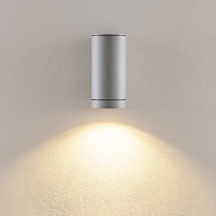 Deko-Light Buitenwandlamp ShoreLine Pro Round, lichtgrijs, GU10