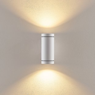 Deko-Light Buitenwandlamp ShoreLine Pro Round up/down, wit, GU10