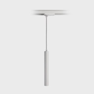 Deko-Light LED-pendel Slim 1-fase railsysteem, wit, aluminium, 5W, 2.700 K