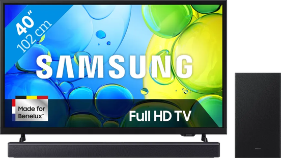 Samsung 40 Full HD F6000F (2025) + Samsung HW-B450F Zwart