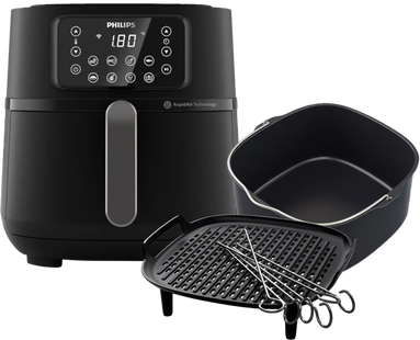 Philips Airfryer XXL Connected HD9285/93 + Kookrek + Bakvorm