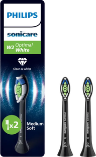 Philips Sonicare Optimal White HX6062/88 Zwart (2 stuks)