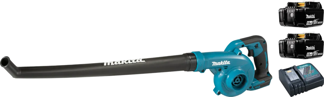 Makita DUB186ZX1 5,0 Ah Accu (2x) Starterspakket