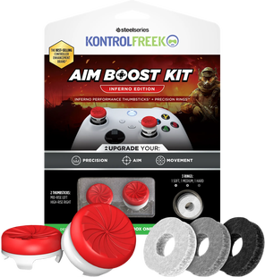 KontrolFreek Inferno AimBoost Thumbsticks + Precision Rings Rood/Wit Xbox