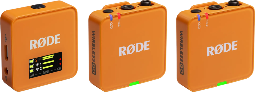 Rode Wireless GO Gen 3 Oranje
