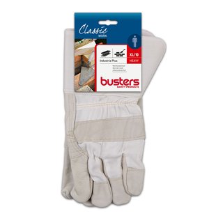 Busters Handschoenen Industria Plus Leder Grijs M10