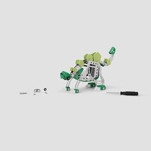 DIY metalen Stegosaurus