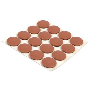 Meubelglijder Zelfklevend 20mm Bruin 12 Stuks
