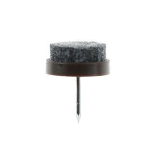 Viltglijder Met Nagel 20mm Bruin 4 Stuks