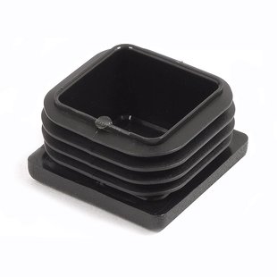 Meubeldop Vierkant 35x35mm Zwart 4 Stuks