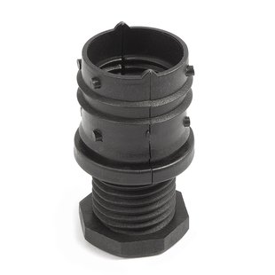 Insteekmeubeldop Rond Zwart Verstelbaar 2 Stuks