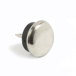 Glijnagel 20mm Nikkel/rubber 24 Stuks