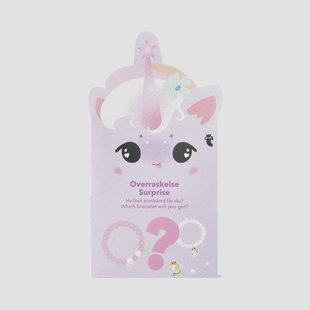 Verrassingsdoos voor eenhoorns met kralenketting en bedeltje