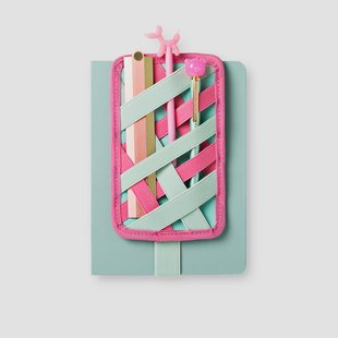 Elastische organiser voor notitieboek