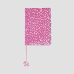 Notitieboek met fluwelen lovertjesomslag