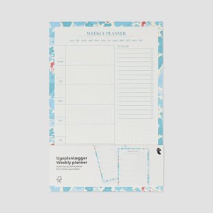 A5 blauw weekplanner